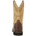 thumbnail image 3 of Justin Boot Company Mens Waxy Brown Steel Toe Work Boots, 3 of 7