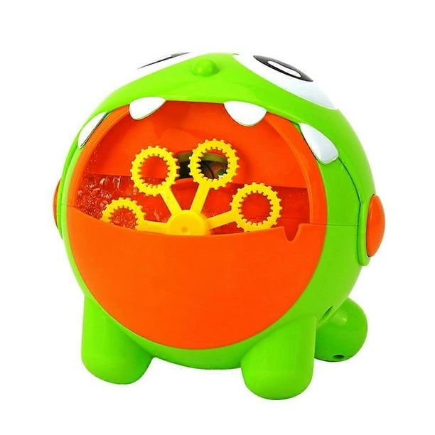 Bubble Machine Cartoon Bubble Maker for Boys Hand Coordination Development Green Toy 1Set
