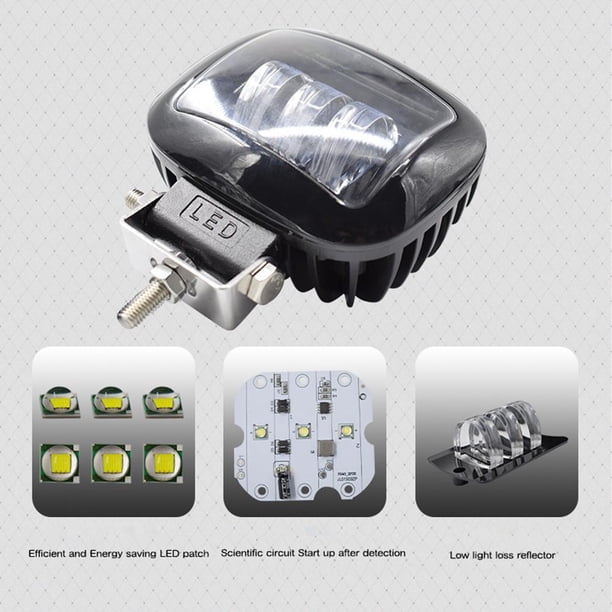30W Spot Flood Combo Beam LED Offroad Work Light Car Boat Driving Lámpara antiniebla Ehuebsd Accesorios para autos y motos