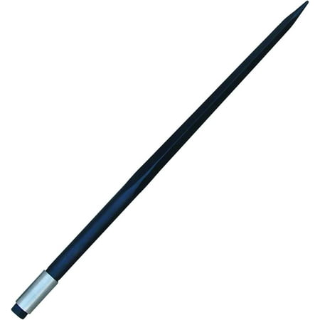 39 Hay Bale Spear 3000 LBs Capacity C-2 Bale Spike Square Tapered Forged - 1 3/4 Conus 2 Bale Hay Spike with Hex Nut & Weld in Sleeve (1)