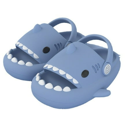 

Summer Sandal For Kids Shark Slippers Sandal Waterproof EVA Soft Soles Children Cartoon Outdoor Indoor Shoes Kids Beach Shoes