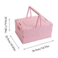 thumbnail image 3 of Foldable Storage Box - Multi Functional organizer Basket, Portable Tabletop Lid, Outdoor Camping & Home organizer, Plastic Storage Container, JKODE, 3 of 9