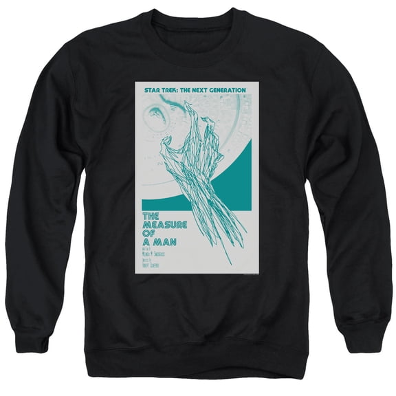 Star Trek Tng Season 2 Episode 9 Adult Crewneck Sweatshirt Black