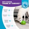 thumbnail image 6 of Outward Hound by Planet Dog Large Snoop Interactive Treat Dispensing Dog Toy, Puzzle Ball Slow Feeder for Medium to Large Dogs, Mint-Scented for Mental Stimulation & Boredom Relief, BPA-Free, Green, 6 of 8