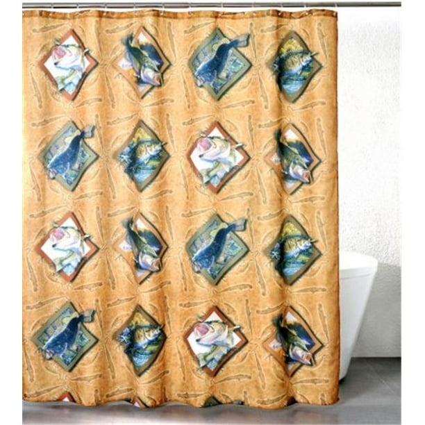 Casa Bella 2002 Bass Hooked Shower Curtain Com - Hooked Shower Curtain