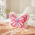 thumbnail image 4 of Your Zone Butterfly Decorative Pillow for Kids, Pink, Spot-clean, 11" H, 4 of 9