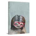 thumbnail image 2 of Marmont Hill Nerdy Sloth II Painting Print on Wrapped Canvas, 2 of 3
