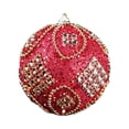 thumbnail image 2 of Fiudx Adorno Navideño de Cadena de Cuentas, Diseño de Purpurina Morada Brillante, Espuma Duradera, Detalles de Diamantes de Imitación, Versátil para Colgar, Ideal para Árbol de Navidad o Como Adorno, 2 of 6