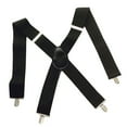 thumbnail image 3 of Kiplyki 50mm Wide Men X-Back X Shape Heavy Duty Trousers Brace Suspenders With Clips, 3 of 8
