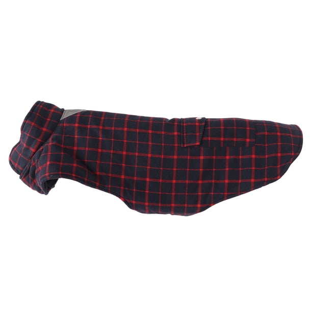 Abrigo para perro para clima frío, acogedor, impermeable, resistente al viento, chaleco para perro a cuadros, chaqueta de invierno para perros pequeños, medianos y grandesXL