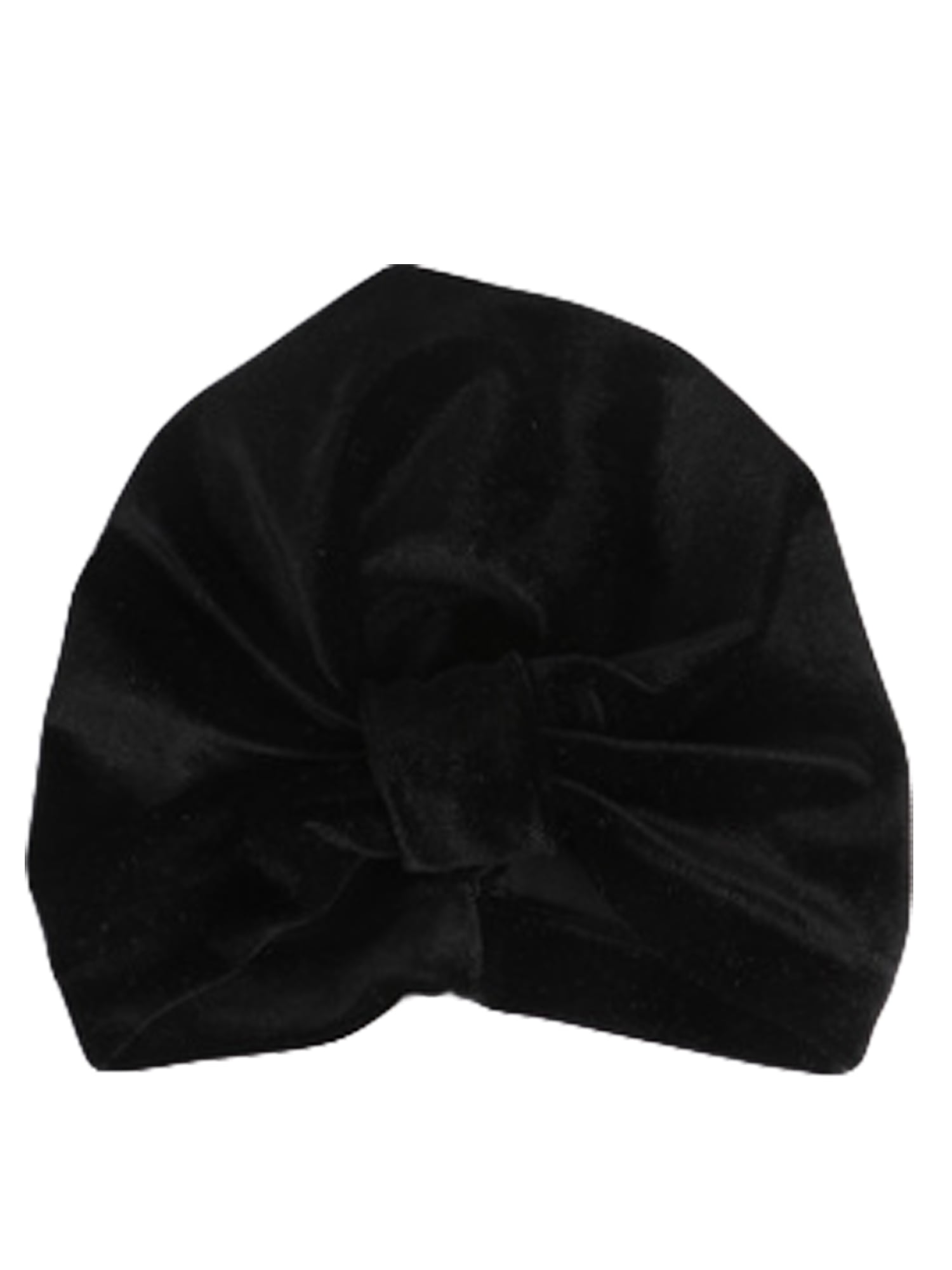 Pudcoco Baby Girl Turban Knot Head Wrap Kid Rabbit Ear Hat Bunny Ear Velvet Cap