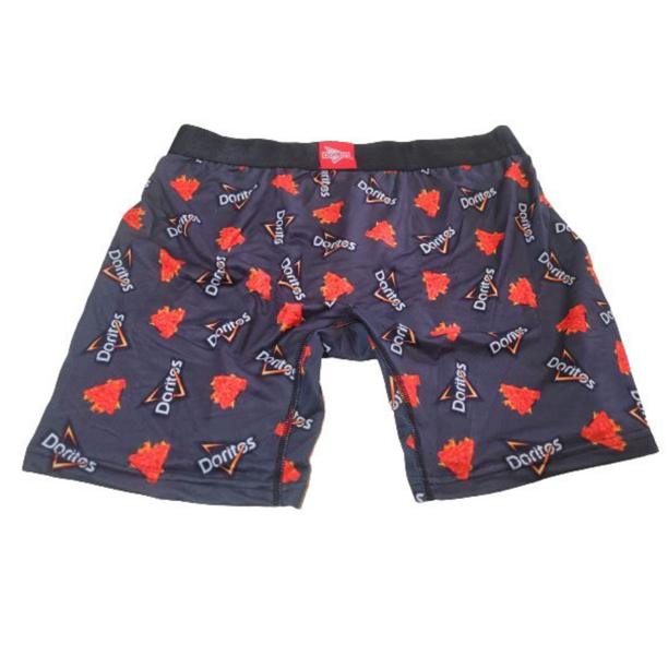Swag Boxer Briefs Mens XL Black Doritos Flamin Hot Nacho Underwear