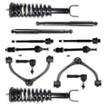 thumbnail image 2 of CCIYU Complete Suspension Kit Fits 05 06 07 08 09 for Dodge Dakota Includes Strut Spring Assembly, Rear Shock Absorber, Control Arm and Ball Joint Assembly, Stabilizer Bar Link, Tie Rod End, 2 of 5