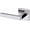 Chrome, variant on Baldwin L023056LDM L023 Left Handed Non-Turning One-Sided Dummy Door Lever - Nickel