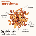 thumbnail image 4 of Laid Back Snacks Mix Variety Pack (Hearty Tamari, Honey Habanero, Posh Praline, Wasabi Me, Wholesome Yogi), 10 x 130 g - Healthy, Guiltless, Low fat, High fiber snack, Chips alternative, 4 of 12