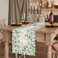 thumbnail image 2 of Table Runners 70 Inches Long Dress Scarves, Green Eucalyptus Leaves Farmhouse Coffee/Dining/Kitchen Table Decor, Holiday Table Runner, Spring Daily Flowers Plants Beige 13x70 Inch, 2 of 9