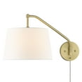 thumbnail image 3 of Ryleigh 1-Light Swing Arm in Pewter with Modern White, 3 of 7