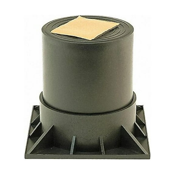 Diversitech Heat Pump Riser, 500 lb Limit, Black HPR-6-2PG