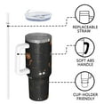 thumbnail image 4 of Halloween Modern 40oz Tumbler– Stainless Steel Insulated Tumbler with Handle and Straw, Large Capacity Travel Cup for Hot & Cold Drinks, 4 of 7