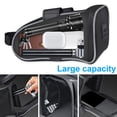 thumbnail image 2 of Zacenei Bike Seat Bag,Bicycle Saddle Bag 1Pack Waterproof Bicycle Cycling Tools Storage Bag Bike Pouch Pack/Phone Bag Cycling Accessories Under Seat Cycling Seat Pack for Mountain Road Bikes,Black, 2 of 2