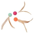 thumbnail image 3 of Pelotas para Gatos con Plumas, 3 Piezas Pelota Hinchable para Gatos Pelota Hinchable para Gatos Pelota Hinchable para Gatos con Plumas Calidad Inigualable, 3 of 12
