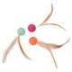 thumbnail image 5 of Pelotas para gatos con plumas, pelota hinchable para gatos de 3 piezas, pelota hinchable para gatos, pelota hinchable para gatos, funcionalidad versátil, 5 of 8