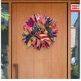thumbnail image 4 of 17.7 Inch Patriotic American Wreaths for Front Door Red White Blue Patriotic Bows Wreath Decorations 4th of July Independence Day Memorial Day Veterans Day Farmhouse Home Décor, 4 of 9