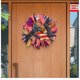 thumbnail image 4 of Corona de Flores para El Día de La Independencia, Decoración Navideña para Colgar En La Puerta Del Hogar, Decoración de Pared de Ratán Redondo., 4 of 6