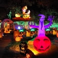 thumbnail image 6 of MTFun Inflatable Ghost Pumpkin Light Remote Control Halloween inflatable Ghost Blow-up Halloween Light Outdoor Terror Scary Props for Holiday Party Yard Garden Lawn, 6 of 7
