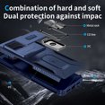 thumbnail image 6 of Dteck for Google Pixel 7 Case with Slide Camera Cover,Magnetic Rotated Kickstand Rubber Case Hard PC Camera Protection Military Grade Shockproof Heavy Duty Protective Cover,Blue, 6 of 8