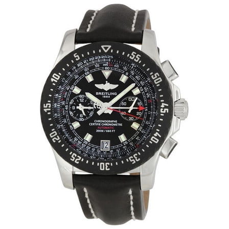 Breitling Skyracer Raven Men's Automatic Black Leather Watch A2736423/B823BKLT