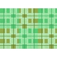 thumbnail image 1 of Ahgly Company Machine Washable Indoor Rectangle Transitional Jade Green Area Rugs, 8' x 10', 1 of 7