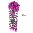 thumbnail image 5 of Yesbay 2 Pcs Faux Hanging Flowers Artificial Vines with Blooms Fake Hanging Plants Flowers for Home Wedding Garden Yard Decoration, 5 of 8