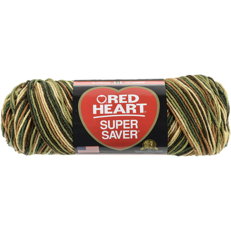 Red Heart Super Saver Yarn-Woodsy, Multipack Of 6 