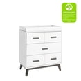 thumbnail image 3 of Babyletto Scoot 3-Drawer Changer Dresser in Slate and White, 3 of 5