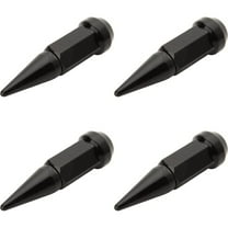 TUSK (4 Pack) Spike Tapered Lug Nut 12mm x 1.25mm Thread Pitch w/ 17mm Head Black for Kawasaki Teryx KRX 1000 Trail Edition 2022-2025