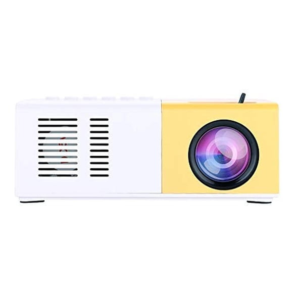 Mini Proyector LED Portátil de Alto Brillo 1500lm 1080P Home Theater HD con Soporte HDMI VGA AV USB