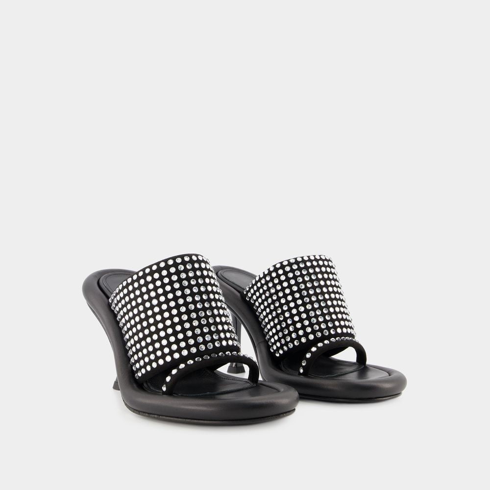 【関税込み】Bumper Crystal Mules - J.W. Anderson - Black - L J. W. Anderson Bumper Crystal Mules - J.W. Anderson - Black