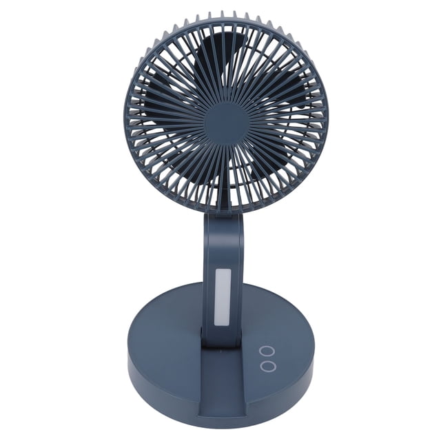 4000mAh Battery Powered Oscillating Desktop Folding Fan 3 Small Fans Speeds USB Rechargeable Punch Free Electric Desktop Oscillating Fan For Venty Fan Fan Rechargeable