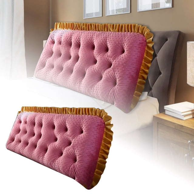 CJiaWei Luxurious Cushion Skin Friendly Breathable Backrest Cushion Headboard Window Cushion Sofa Color Design