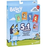 Bluey 5-in-1 Card Game Set | Includes 53 Jumbo Cards