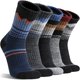 thumbnail image 1 of Calcetines térmicos de lana merino Sandsuced para hombre, 5 pares, 1 of 6