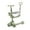 Green, variant on GARENDE 3 Wheel Kick Scooter Riding Toy Adjustable Height Handlebars Light up Wheels Pink