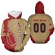 thumbnail image 3 of Sudadera con capucha de fútbol americano personalizada con nombre y número para hombre, jersey con estampado 3D, novedad en sudaderas con capucha para mujer, sudadera de moda Harajuku y2k, 3 of 5