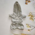 thumbnail image 1 of Ropa de muñeca Labubu de 17cm, accesorios de traje de monstruo, ropa DIY, regalo para niños, Sudadera con capucha para niñas, pantalones, zapatos blancos E25V, 1 of 5