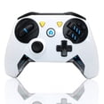thumbnail image 6 of GHOST GEAR Wireless Racing Controller for Switch 2, Switch, PC, Mac, Steam Deck, iOS, Android & iPad – Precision Steering Wheel, Dual Pressure-Sensitive Pedals, Black/White Faceplates, 6 of 8