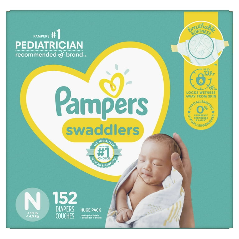 Pampers swaddlers 2024 size newborn