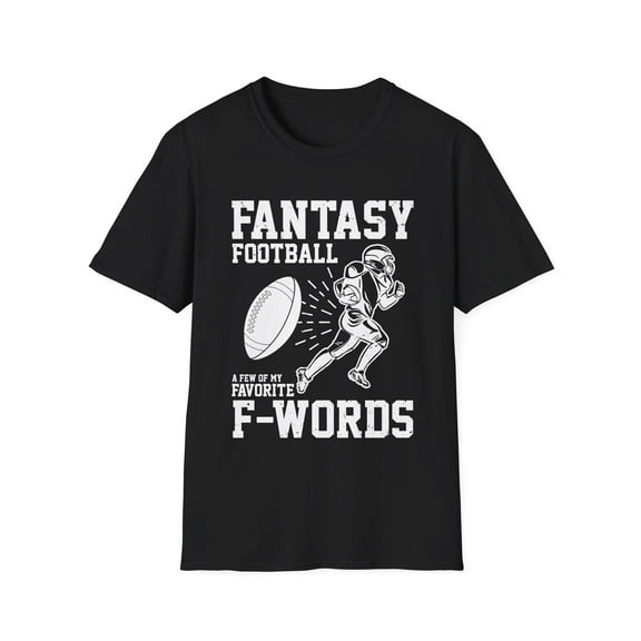 Humorous Fantasy Football Extreme Field Sports Enthusiast Novelty Group Strategic Player Competitiveness Unisex Softstyle T-Shirt