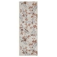 thumbnail image 3 of GlowSol 2'x6' Runner Rug Hallway Kitchen Leaf Pattern Runner Rug Soft Non Slip Bedroom Runner Rug for Laundry Entryway, Beige, 3 of 8