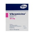 thumbnail image 2 of Vibramicina Doxiciclina 50 mg 28 cápsulas, 2 of 3